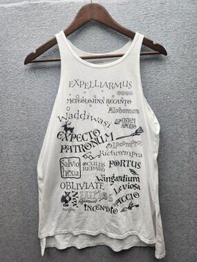 The Wizarding World Of Harry Potter Spell Tank Top White XL